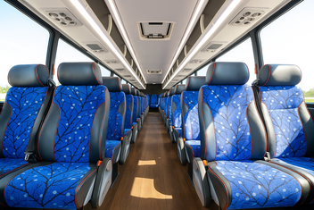 Diamond Bar Charter Bus Inside