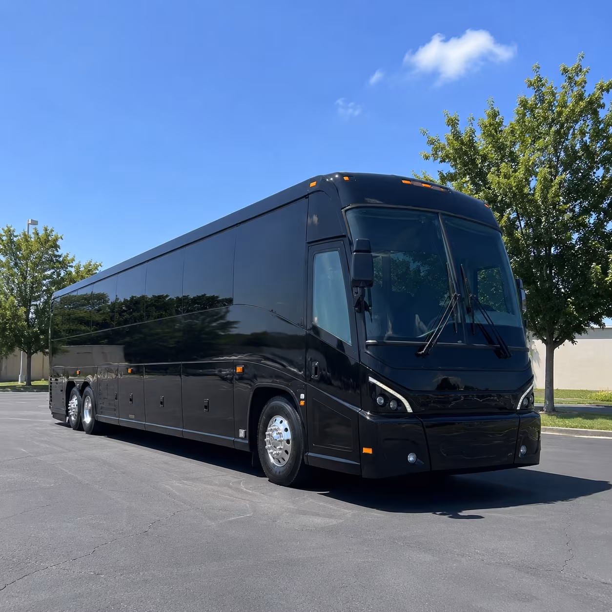 corporate shuttle buses between diamond bar and the city of industry corridor